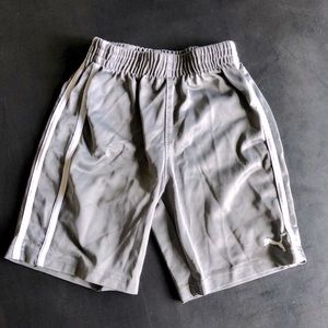 Gray PUMA Athletic Shorts